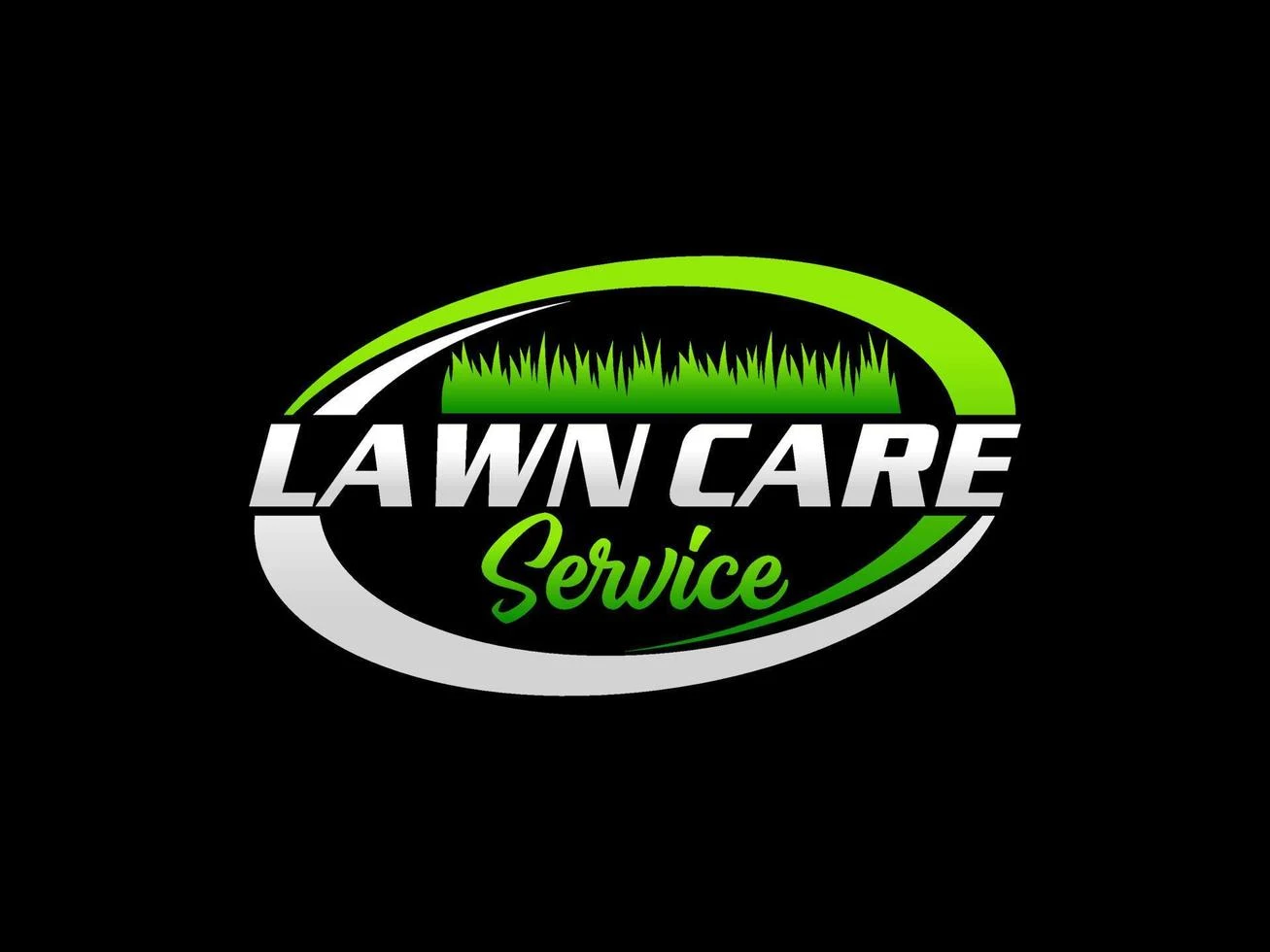 Carter Lawn Care mowing a yard